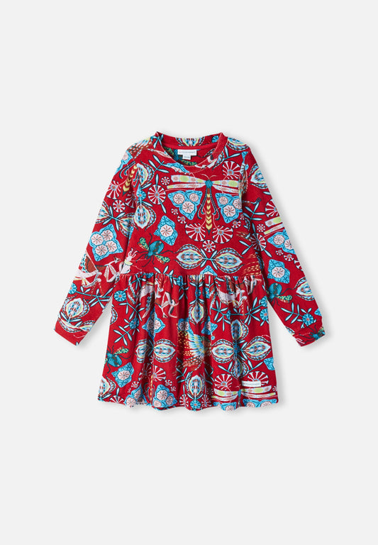 Reima x Klaus Haapaniemi Toddler & Kids Velour Dress - Samettiruusu